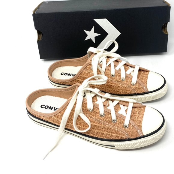 Converse Womens Size 571899C CTAS Dainty Mule Slip Vachetta Beige Canvas Sneaker - Picture 8 of 12